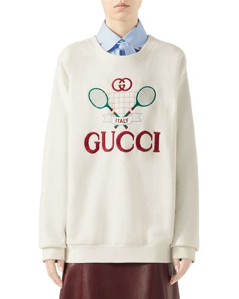 tennis sweater gucci|Gucci jumper hoodie.